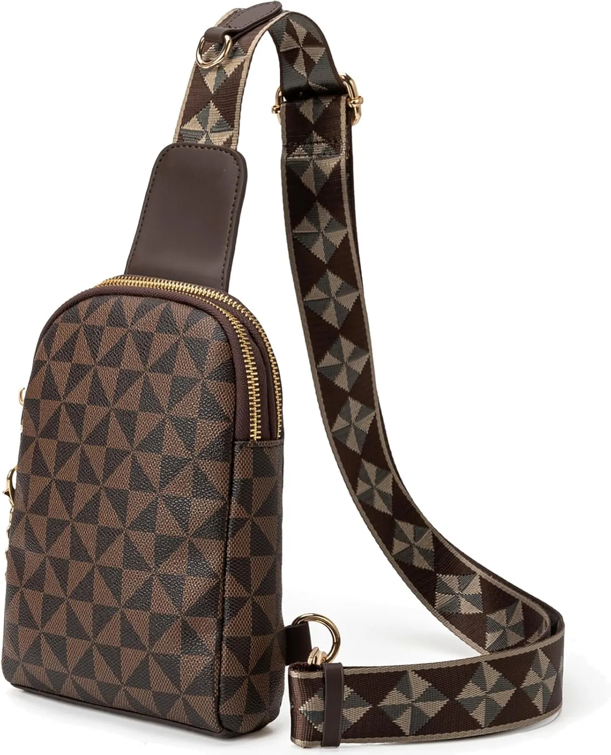 Sling Bag for Women, Crossbody Fanny Pack - Lightweight Chest Bag for Travel, Adjustable Strap & Hidden Pocket