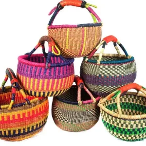 Small African Market Basket Ghana Bolga