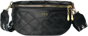 Small Crossbody Bag for Women, Leather Chest Waist Fanny Packs for Women, Fashion Sling Purse Shoulder Bag for women, Causal Chest Bum Bag for Travel Sport Leisure