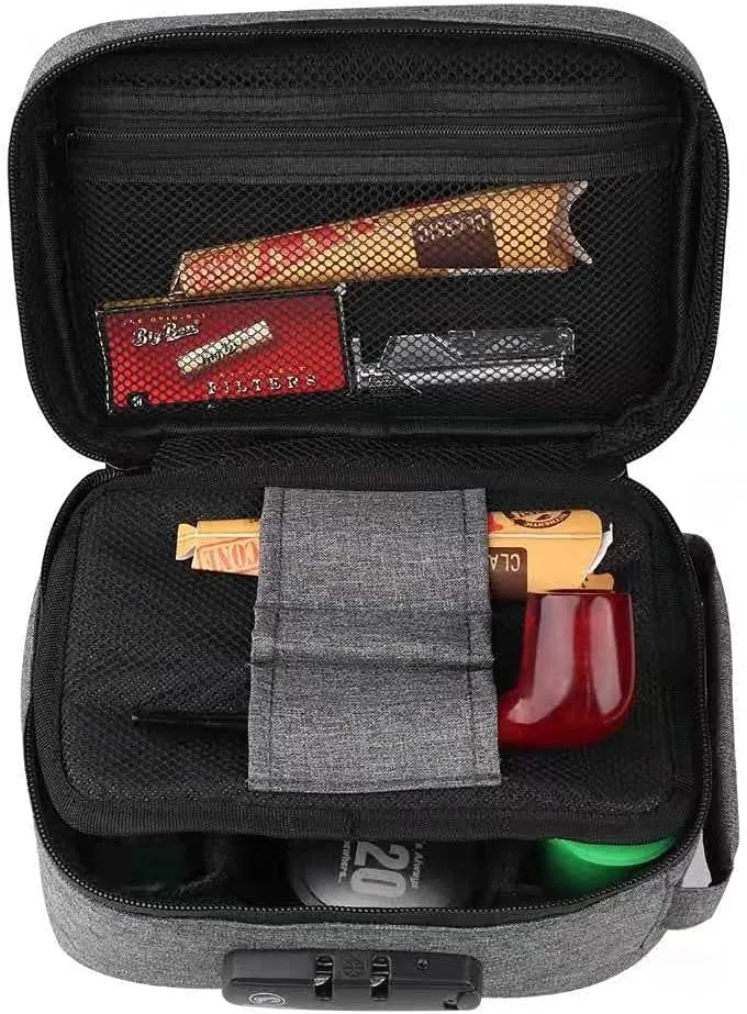 Smell Proof Bag Deodorant Storage Bags Cosmetic Boxs with Combination Lock for Men Women