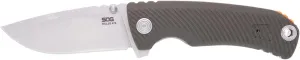 SOG Tellus ATK Outdoor Assisted Opening Frame Lock Folding Knives | Ambidextrous GRN Handle | CRYO 440C Stainless Steel Blade | Adjustable Belt Clip
