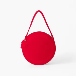 Solid circle shoulder bag | Watermelon