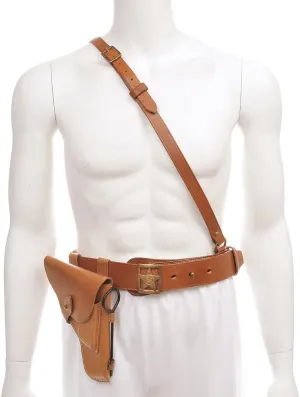 Soviet Officers Belt, Chest Strap & Tokarev Holster with Cleaning Rod