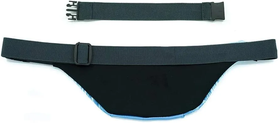 Sprigs Fit Belt 1 Pocket Slim Fanny Pack for Women & Men, A Sweat Resistant Waist Pack That Can Be Hidden. Money Belt and Fanny Pack Used for Fitness, Travel, Working Out, & Running
