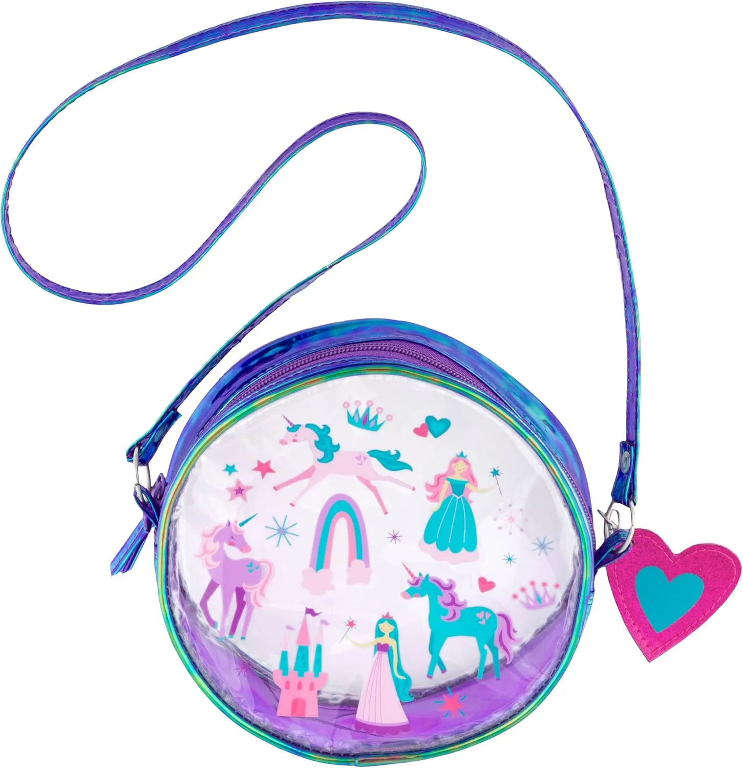 Stephen Joseph girls Princess Coin Purse, Princess/Unicorn, One Size US