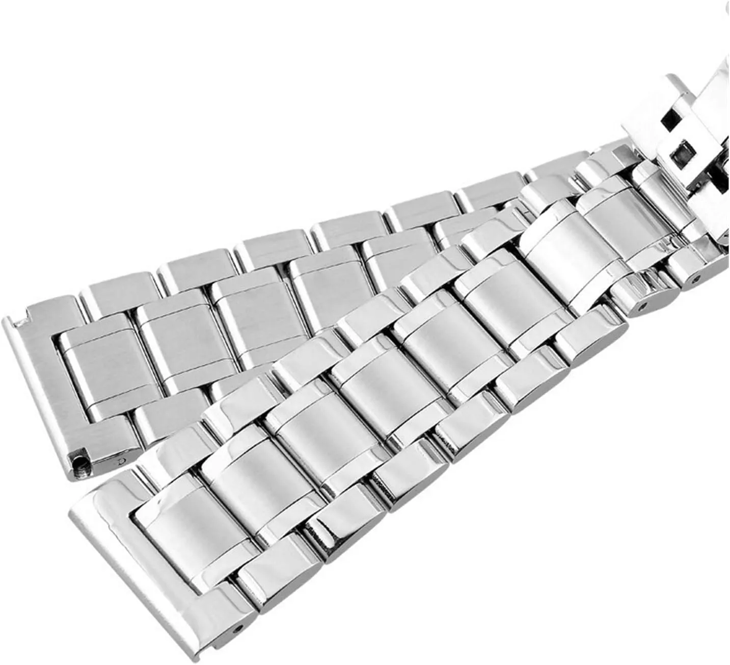 strap steel band - 24mm women fashion watchbands strap wristband butterfly clocks accessories