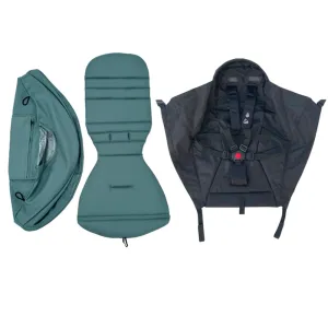 Stroller Accessories Canopy, Seat Cushion & Seat Base Compatible with Babyzen YOYO Strollers, Pushchair Accessories Replacement Kit, Waterproof Fabric (Aqua Blue)