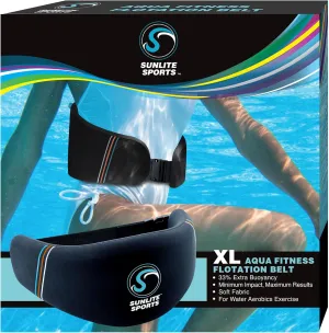 Sunlite Sports AquaFitness Deluxe Flotation Swimming Belt - Water Aerobics Equipment for Pool, Low-Impact Workout