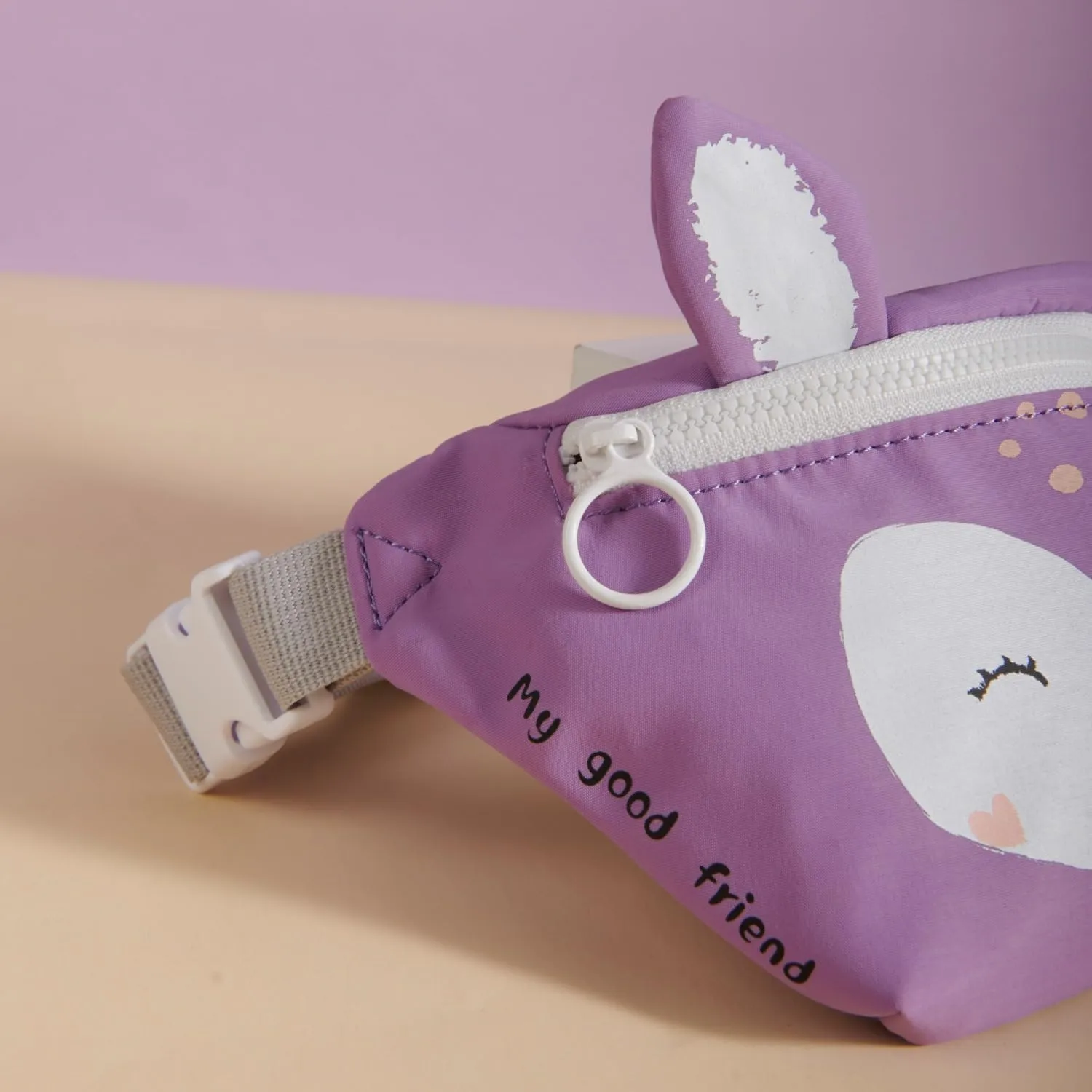 SUNVENO Kids Fanny Pack for Boys and Girls, Cute Cartoon Crossbody Belt Bag, Toddler Sling Waist Pack for Ages 2-8, Beach Vacation Essentials, Birthday Gift Idea for Toddlers and Preschoolers,fox