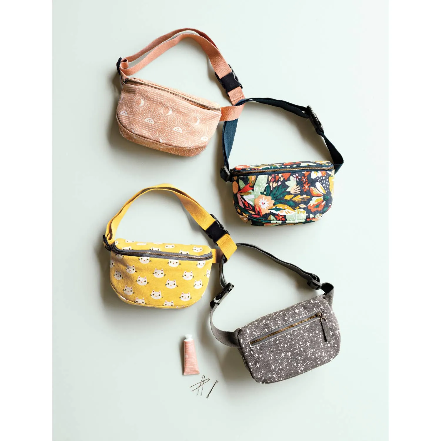 Superbloom Cotton Hip Bag Adjustable Strap