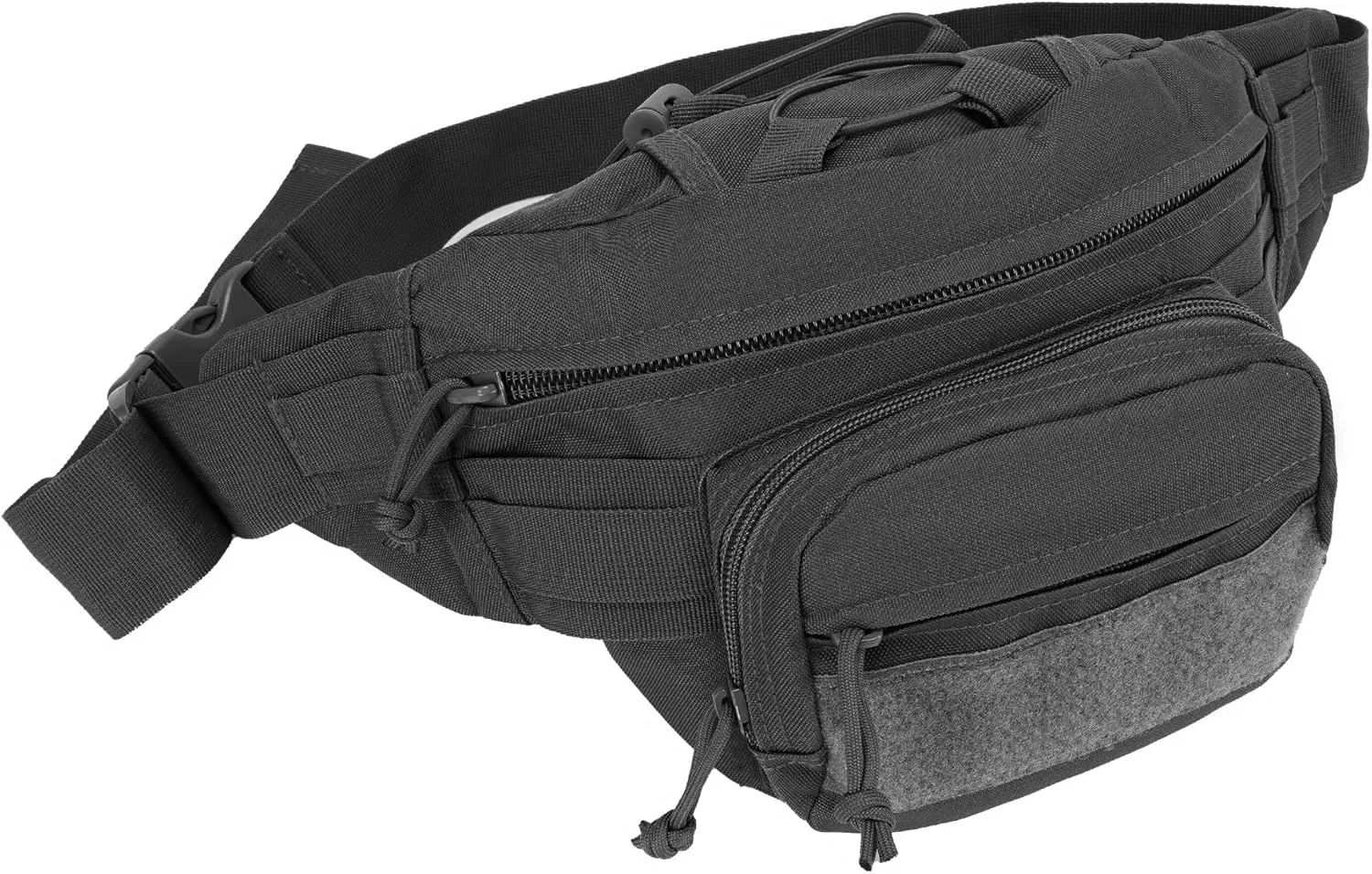 Tactical Fanny Pack for Men-Concealed Carry Waist Bag with Multi-Pockets,Durable & Comfortable Design for Outdoor Hiking,Climbing,Fishing Black