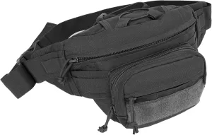 Tactical Fanny Pack for Men-Concealed Carry Waist Bag with Multi-Pockets,Durable & Comfortable Design for Outdoor Hiking,Climbing,Fishing Black