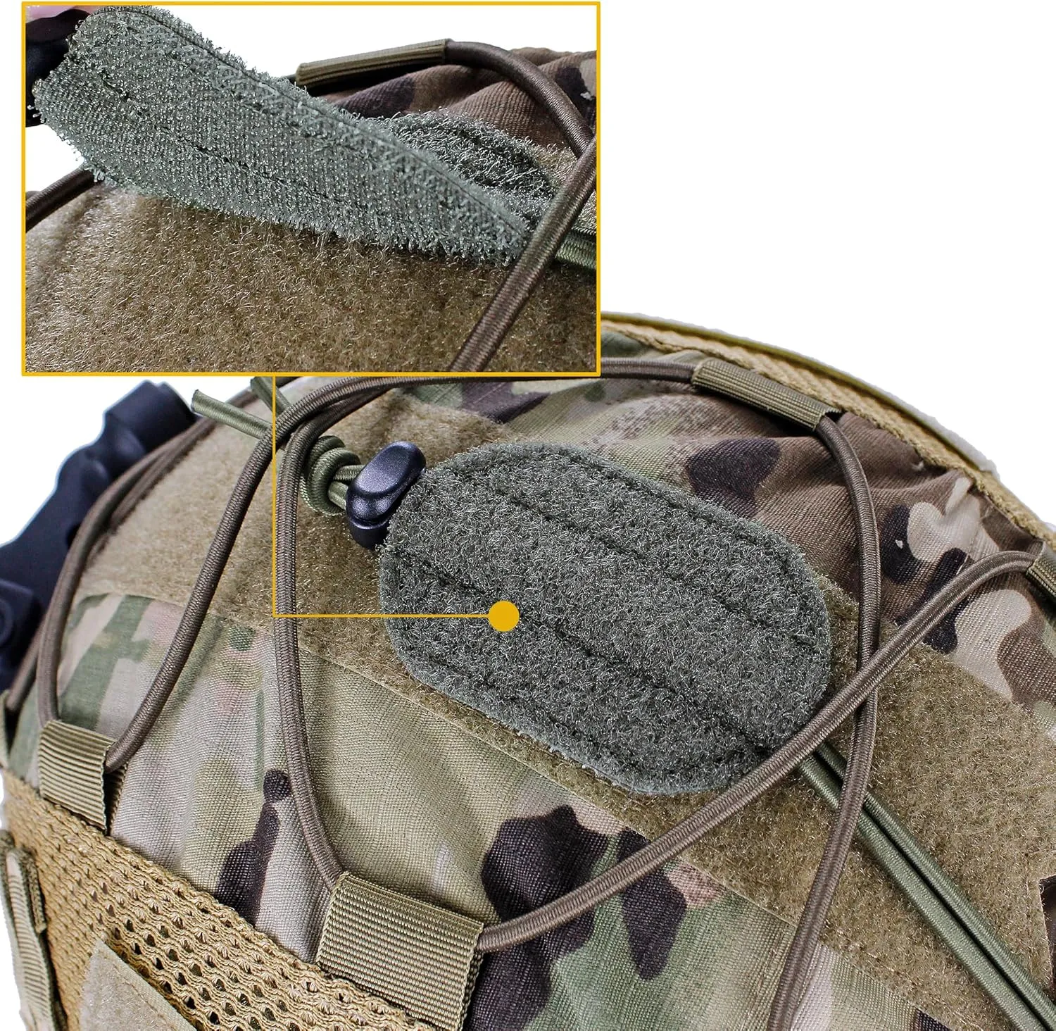Tactical NVG Lanyard, JX Tacfancier Elastic Retention Bungee Cord for PVS7 PVS14 PVS31 Helmet Mounted Night Vision Devices