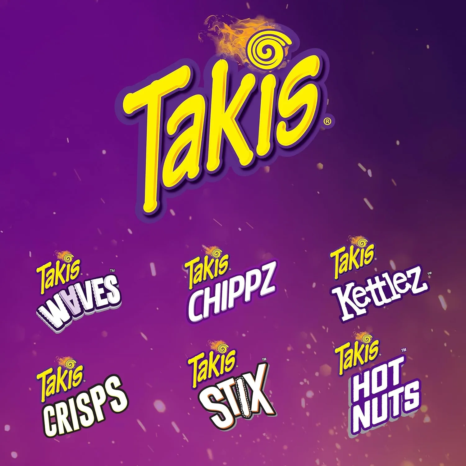 Takis Fuego 40 pc / 1 oz Multipack, Hot Chili Pepper & Lime Flavored Extreme Spicy Rolled Tortilla Chips