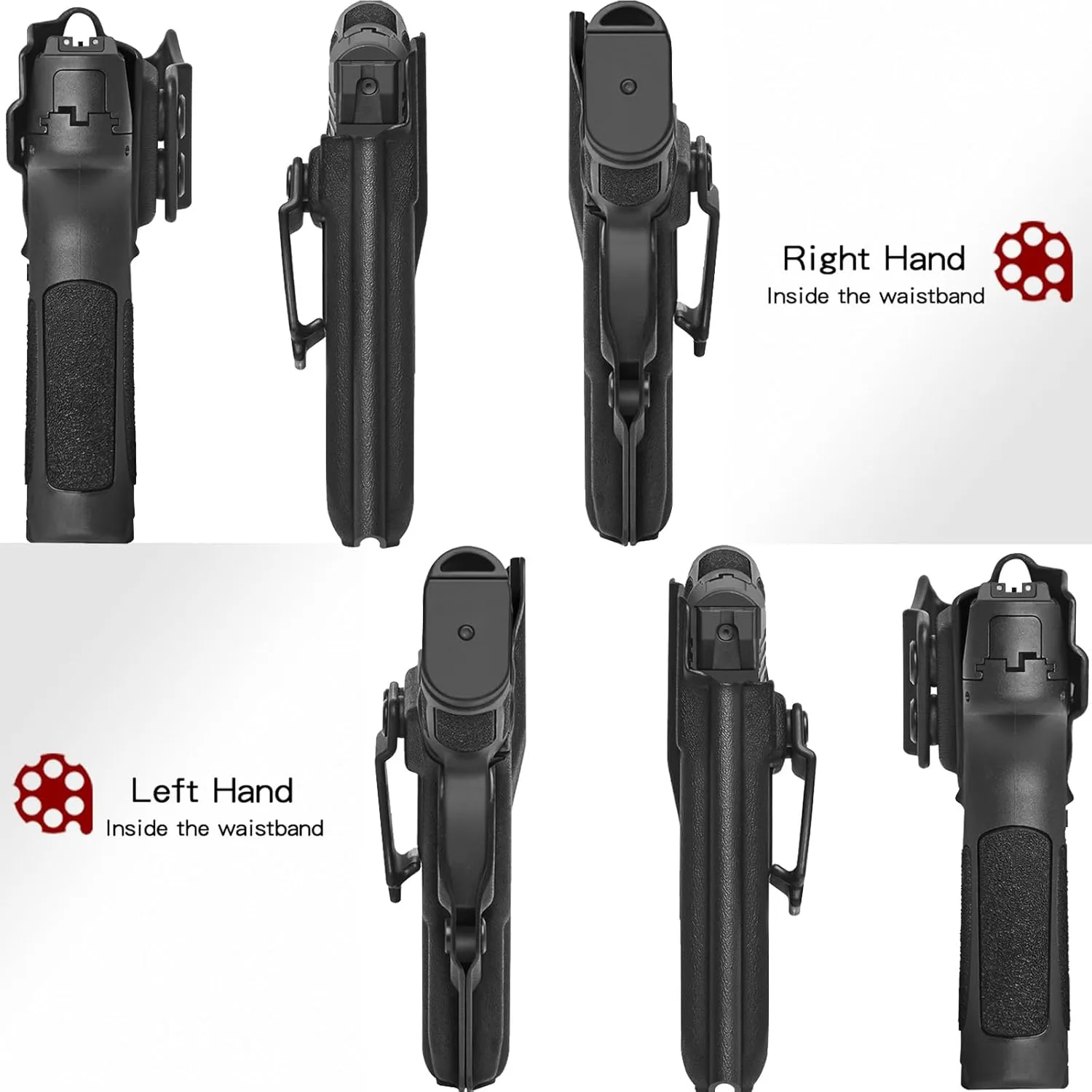 Taurus G3 Holster IWB Kydex Holster Fit: Taurus G3 Pistol - 9mm Full Size - Inside Waistband Concealed Carry - Adjustable Cant & 'Posi-Click' Retention – No Wear No Jitter - USA Made by Amberide