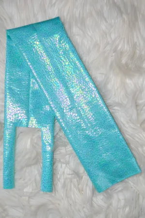 Teal Scales Tail Bag Iridescent