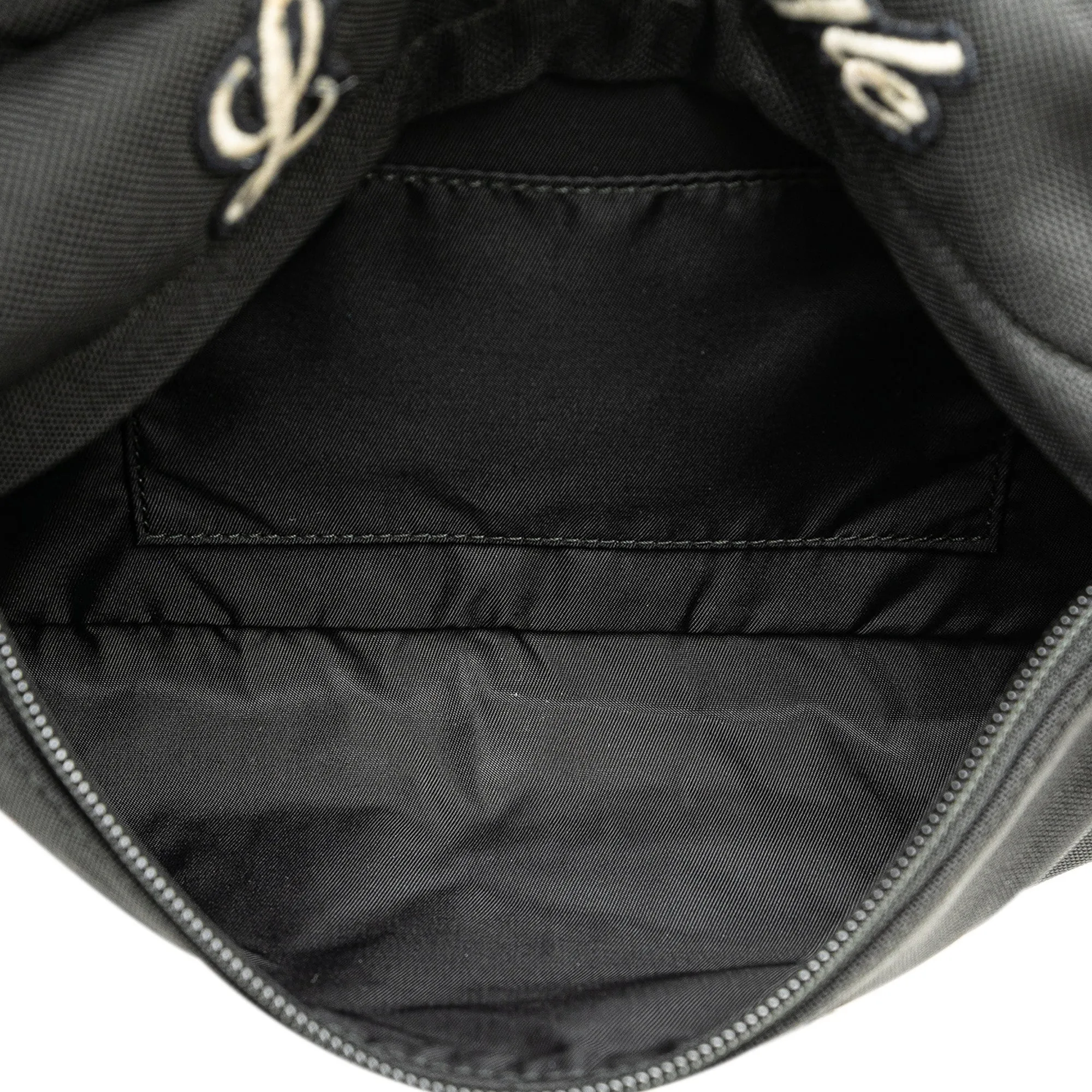 Techno Canvas Web L Aveugle Par Amour Embroidered Belt Bag