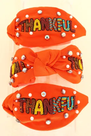 Thankful Beaded Headband