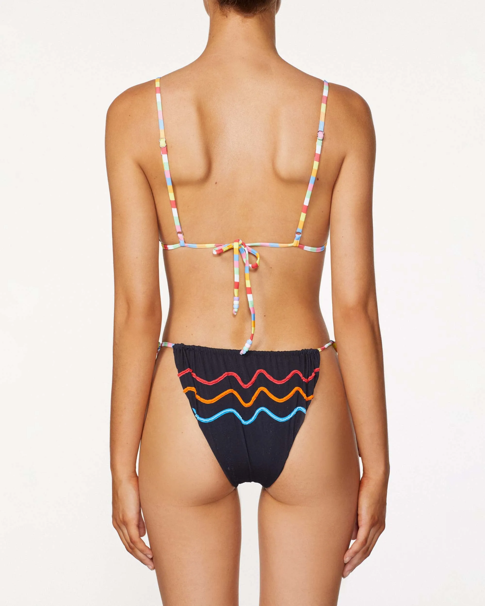THE TIE UP BEAD PANT - IBIZA