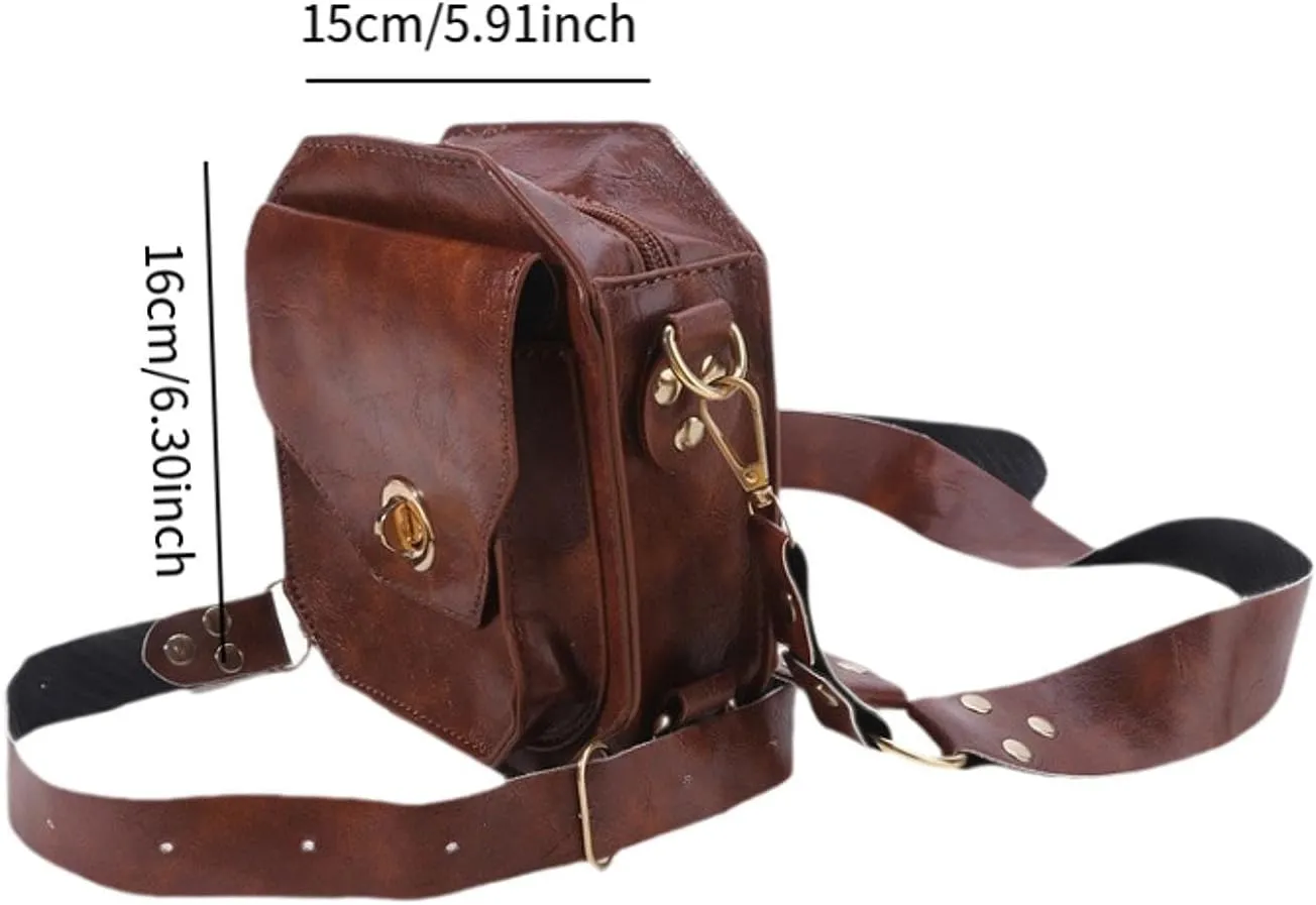 Thigh Bag Steampunk Medieval Bag for Travel Cosplay Halloween Hiking Festival