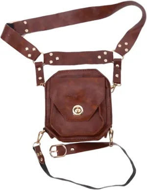 Thigh Bag Steampunk Medieval Bag for Travel Cosplay Halloween Hiking Festival