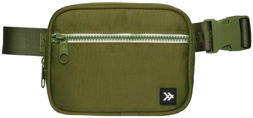 Thread Wallets Fanny Pack Small Travel Crossbody Bags for Women, Men - Durable, Stylish, Convenient Womens & Mens Cross Body Sling Bag Fanny Pack for Phone & Personal Items (Olive)