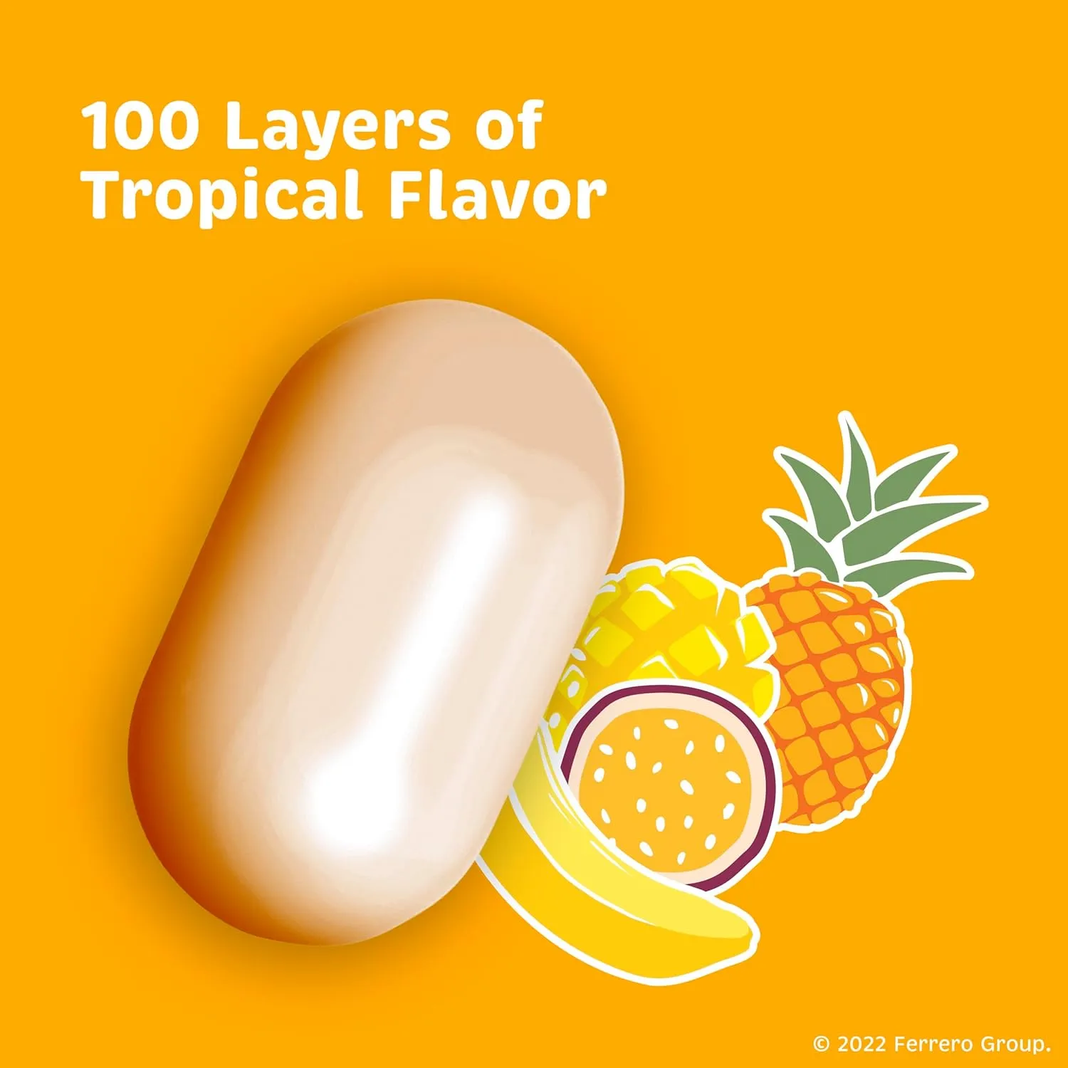Tic Tac Tropical Adventure Fruit Flavored Mints, Bulk 8 Pack, On-The-Go Refreshment, 3.4 oz Each