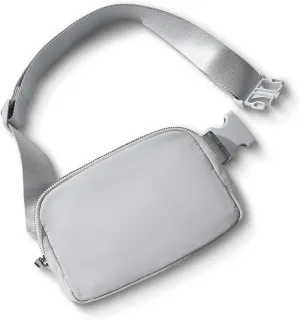 TOBVZOO Belt Bag Fanny Pack Crossbody Bags for Women Men, Everywhere Belt Bags with Adjustable Strap, Unisex Mini Fashion Waist Packs (Grey)