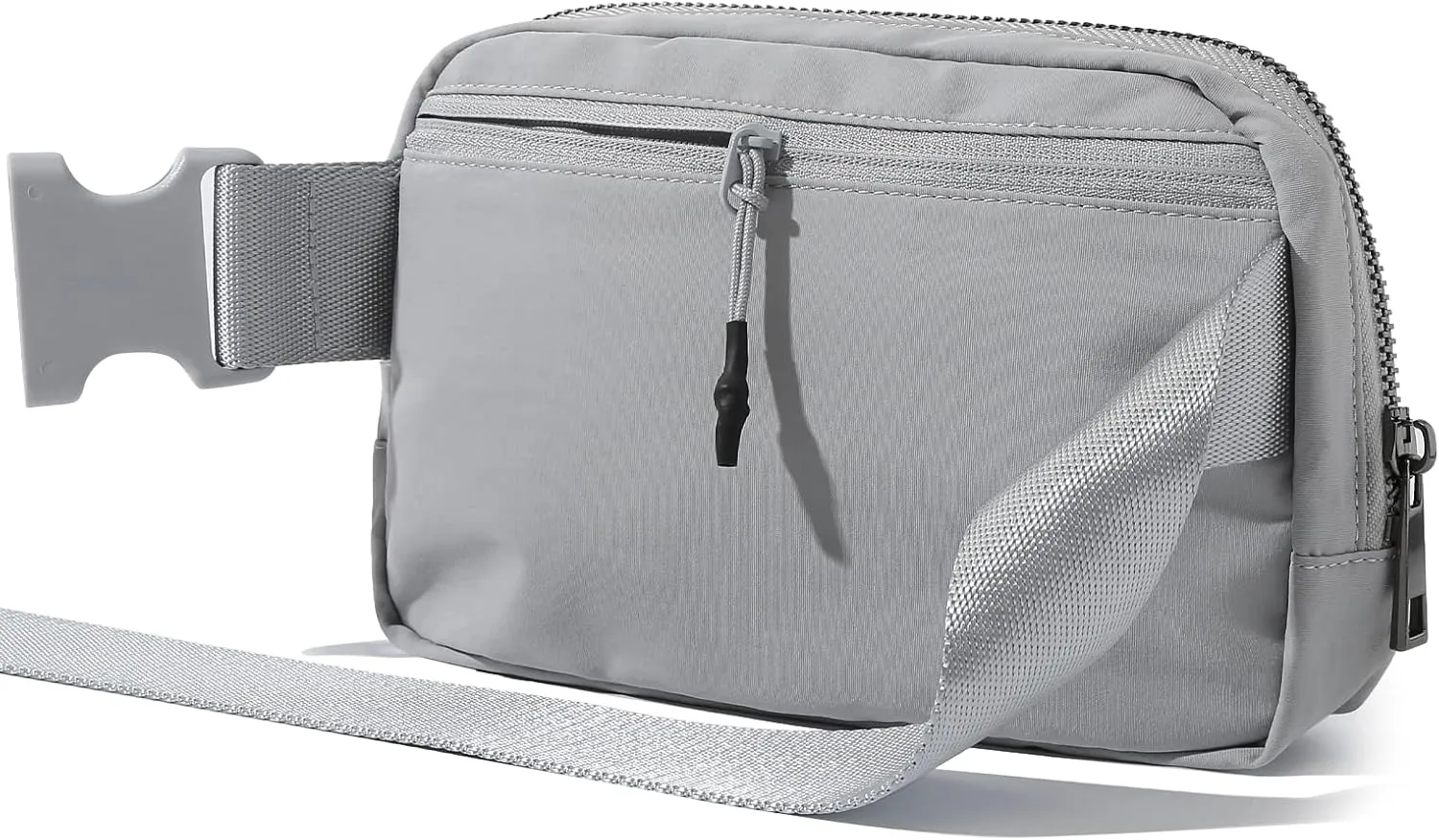 TOBVZOO Belt Bag Fanny Pack Crossbody Bags for Women Men, Everywhere Belt Bags with Adjustable Strap, Unisex Mini Fashion Waist Packs (Grey)