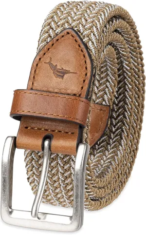 Tommy Bahama Men's Two Tone Stretch Web Belt