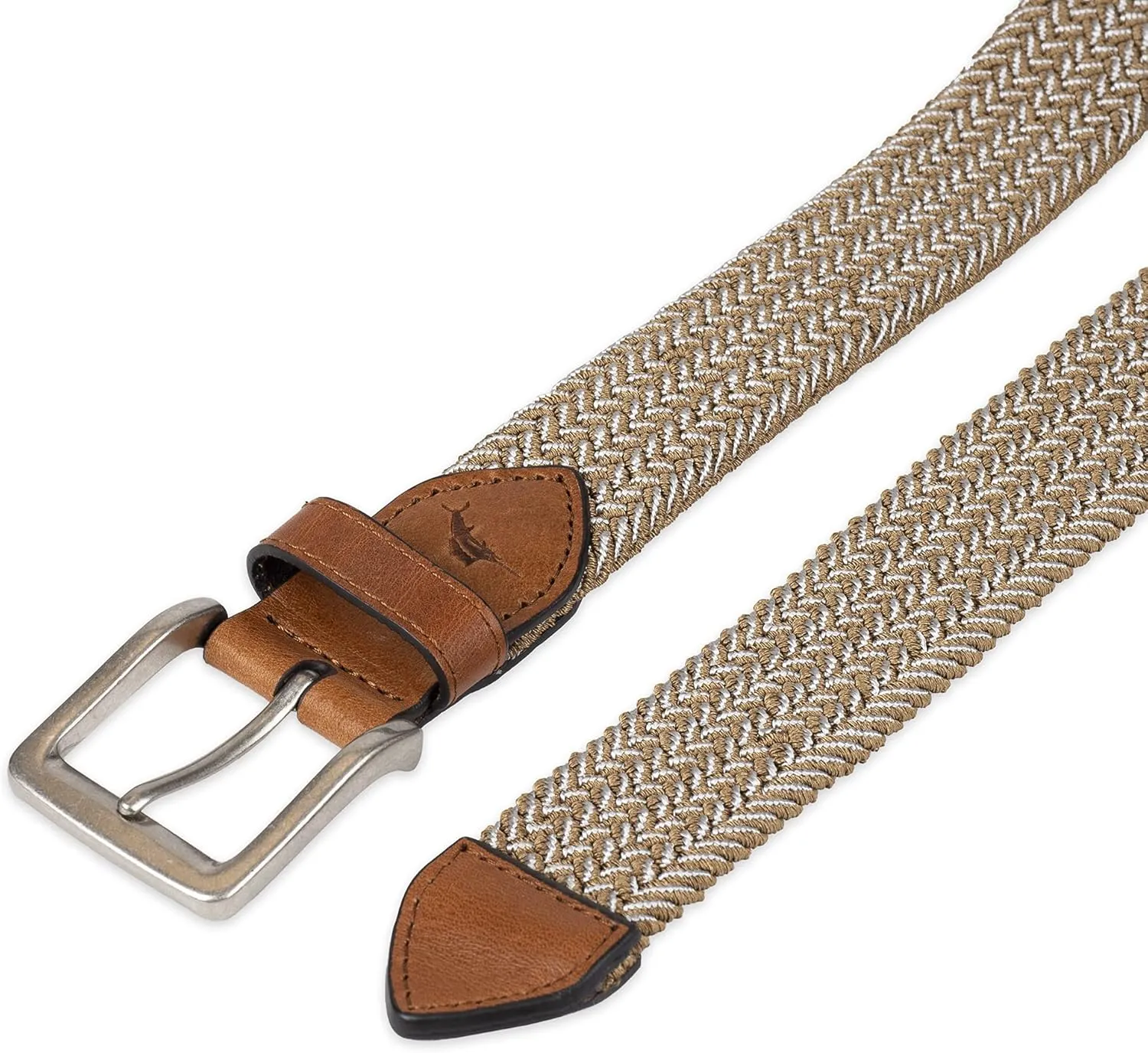 Tommy Bahama Men's Two Tone Stretch Web Belt