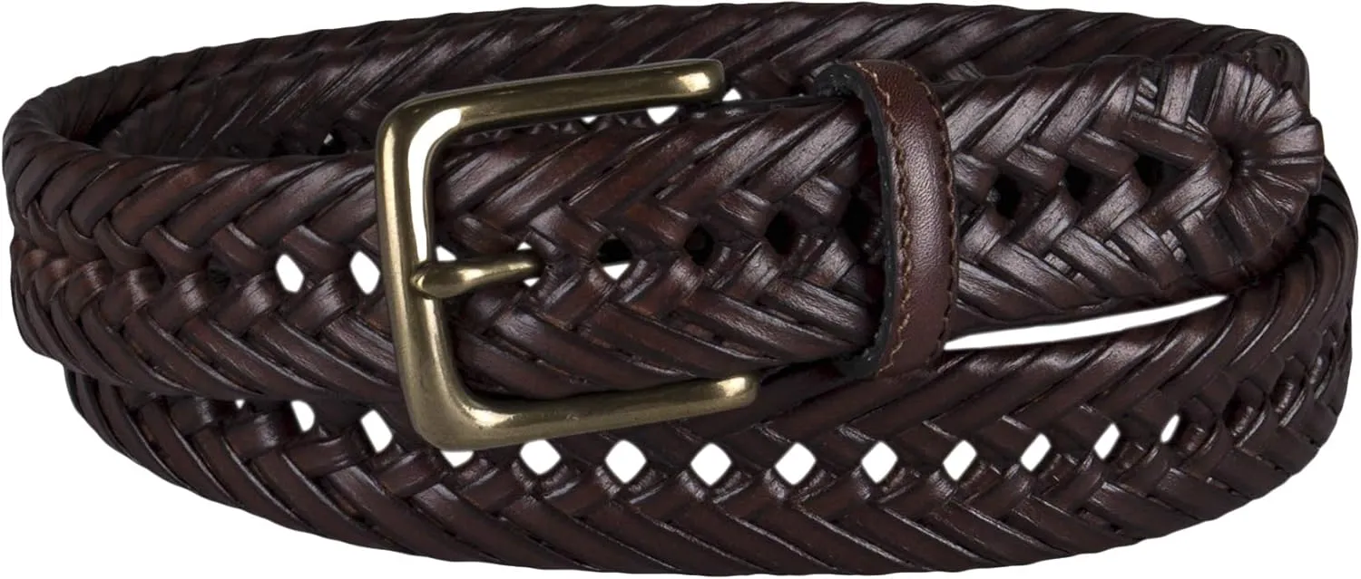 Tommy Hilfiger Men's Braided Everyday Casual Belt
