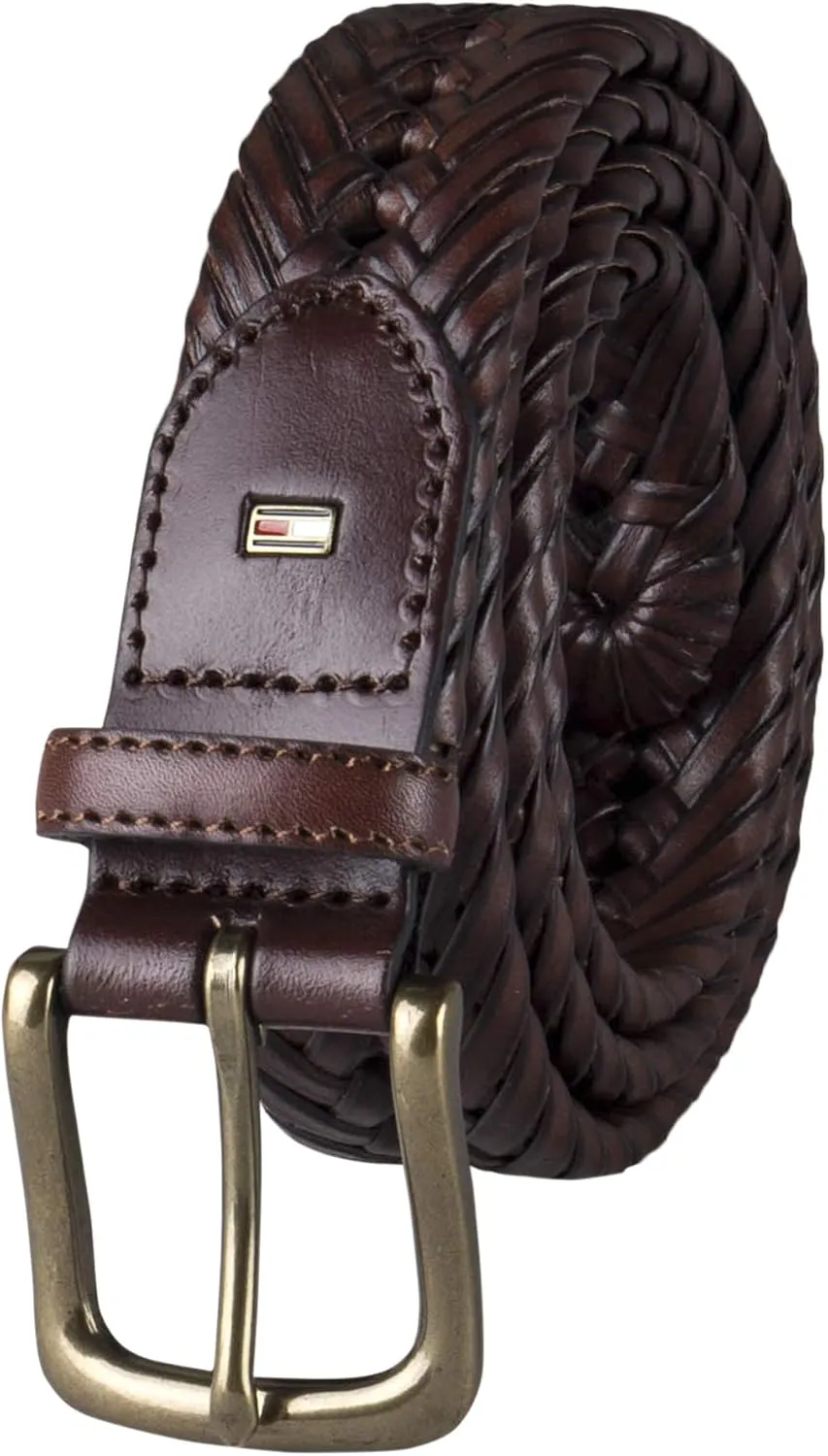 Tommy Hilfiger Men's Braided Everyday Casual Belt
