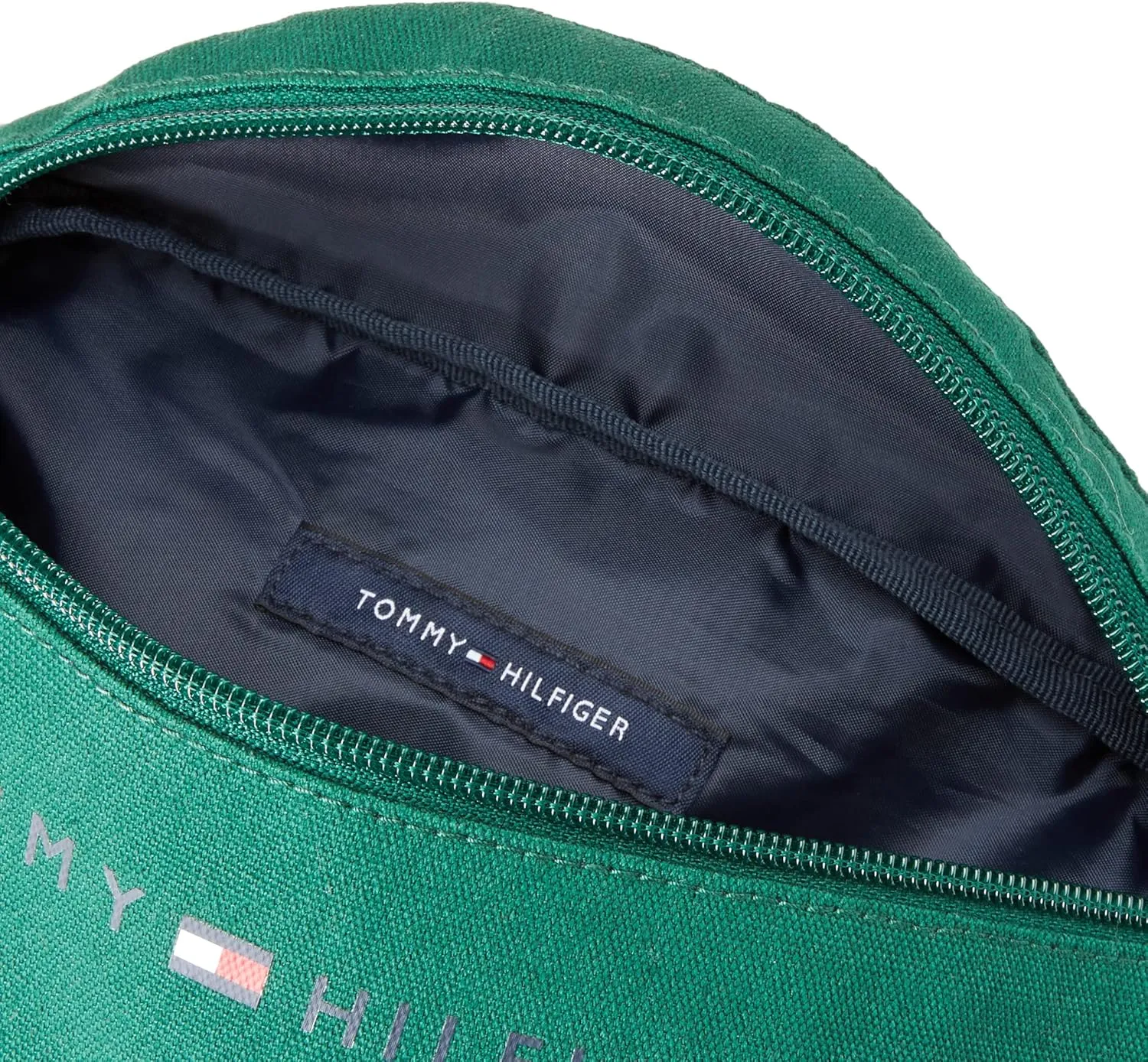 Tommy Hilfiger mens Jackson Fanny Pack, Darkened Emeral, One Size US