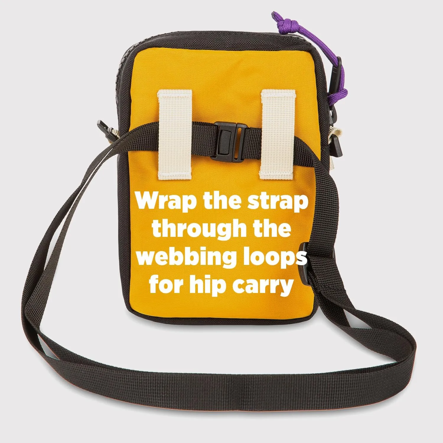 Topo Designs Mini Shoulder Bag - Over the Shoulder Daily Carry Essentials, Fanny Pack Carry Option