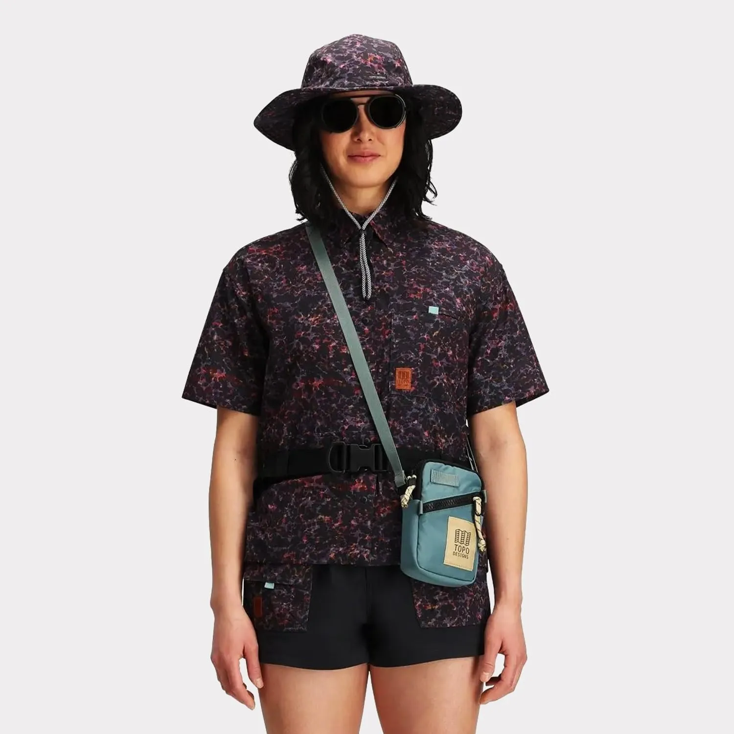 Topo Designs Mini Shoulder Bag - Over the Shoulder Daily Carry Essentials, Fanny Pack Carry Option