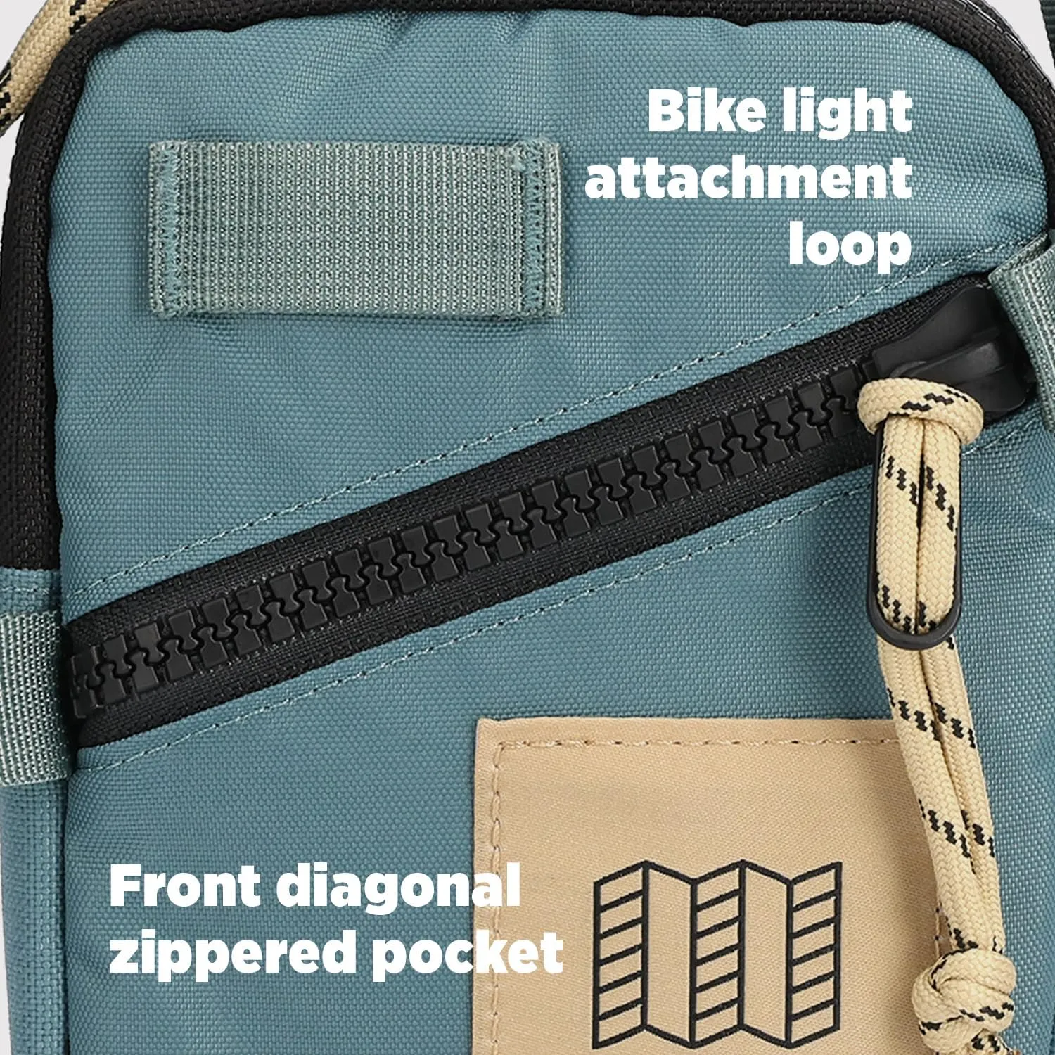 Topo Designs Mini Shoulder Bag - Over the Shoulder Daily Carry Essentials, Fanny Pack Carry Option
