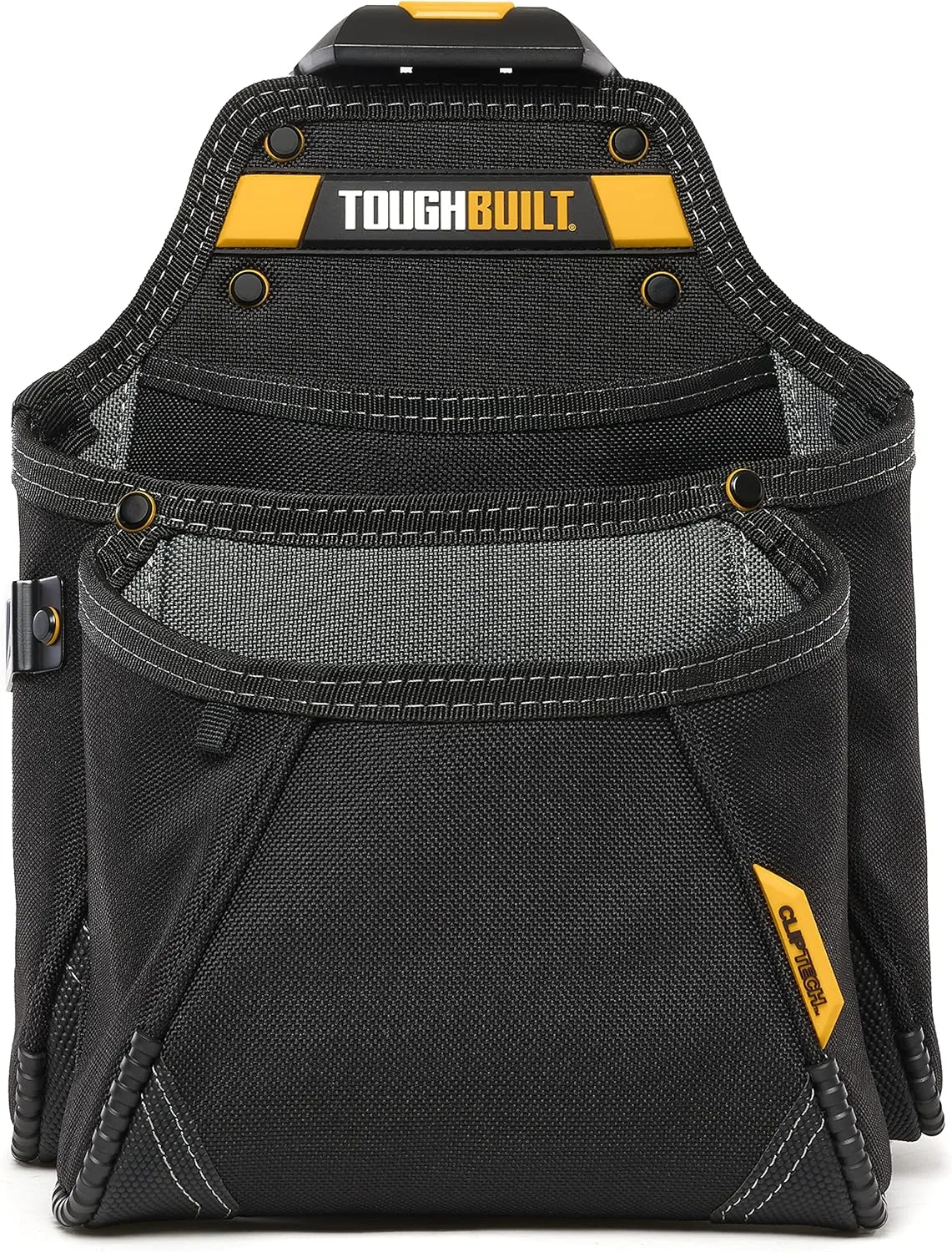 ToughBuilt - Mega Supply Tool Pouch - Multi-Pocket Organizer, Heavy Duty, Deluxe Premium Quality, Durable - 7 Pockets, Hammer Loop - (TB-CT-03)