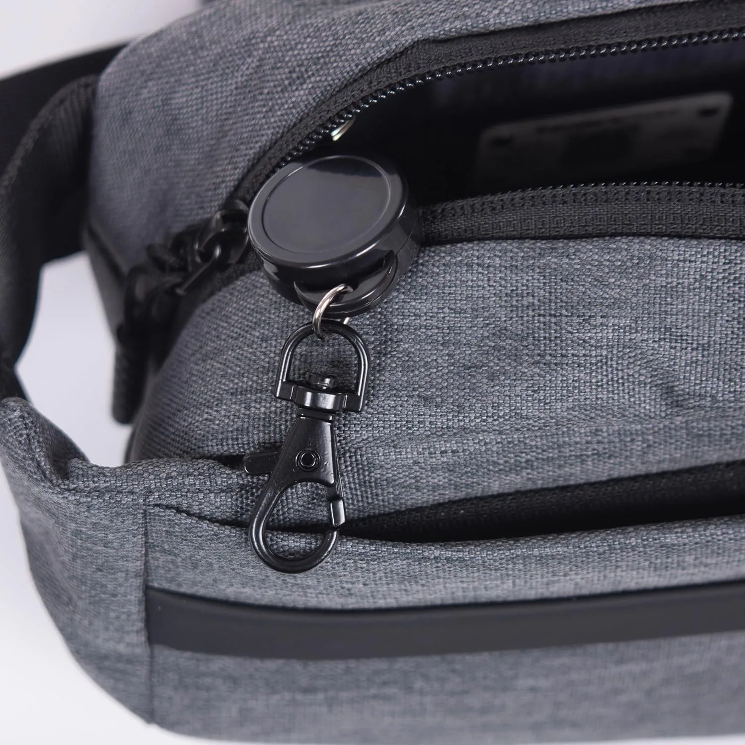 Traveler's Choice Belfast 10" Sling Bag Fanny Pack, Hiking, Stylish, Comfortable, Modern, Grey, One Size