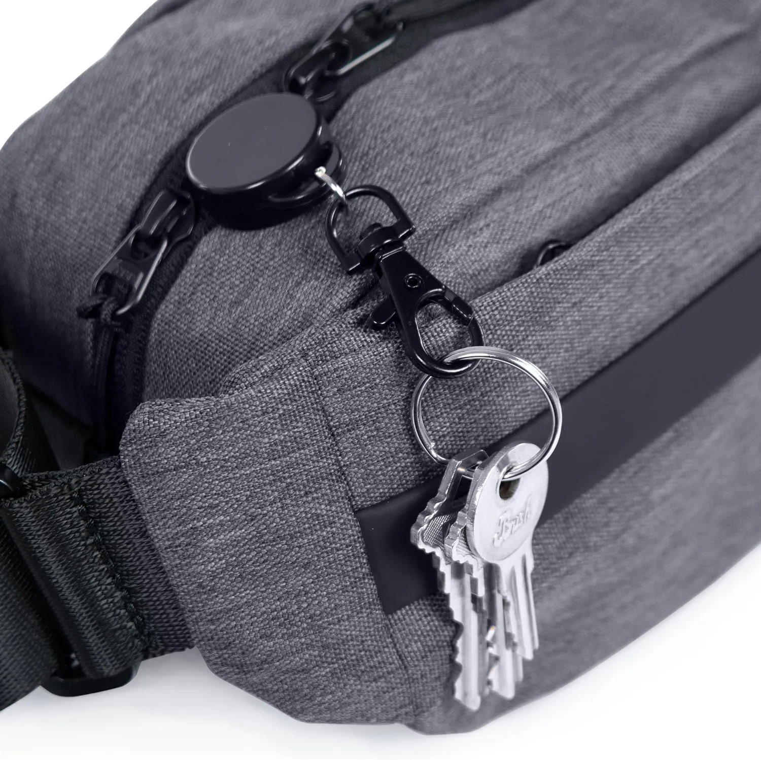 Traveler's Choice Belfast 10" Sling Bag Fanny Pack, Hiking, Stylish, Comfortable, Modern, Grey, One Size
