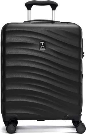 Travelpro Maxlite Air V2 Hardside Expandable Carry on Luggage, 8 Spinner Wheels, Lightweight Hard Shell Suitcase, TSA lock, Black, International Carry On 20-Inch