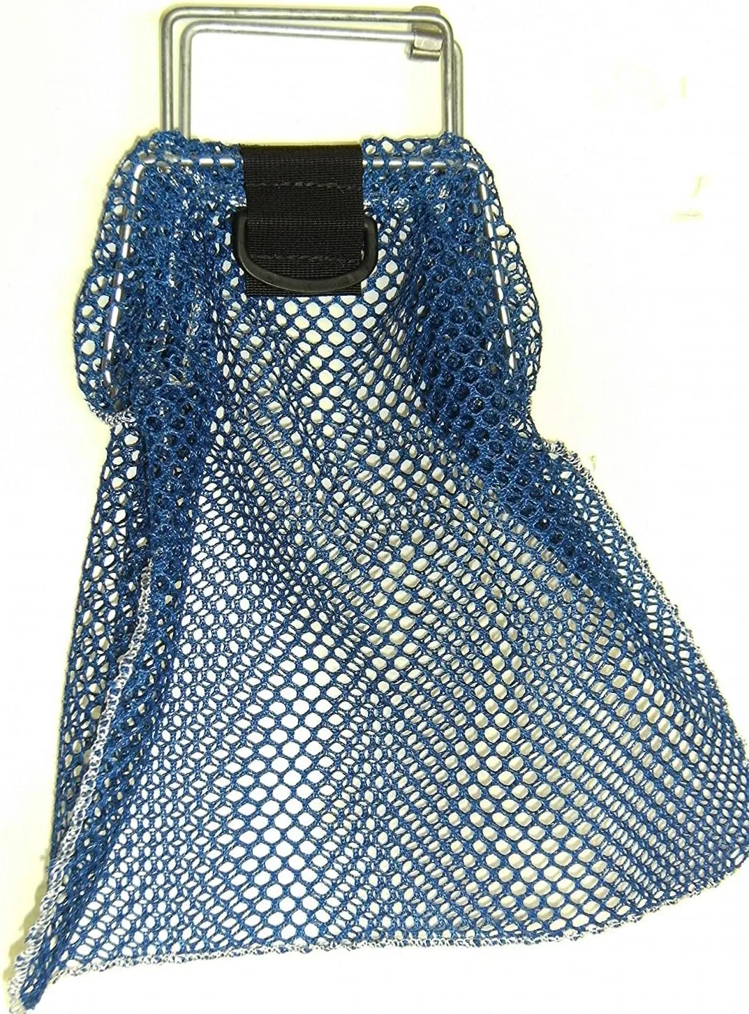 Trident Galvanized Wire Handle Mesh Gear and Game Bags with D-Ring (Small, Blue 10" x 15")