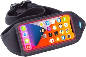 Tune Belt IP6 Running Belt for Men & Women, Universal Phone Waist Pack for Large Smartphones & Cases – Compatible with iPhone 16/15/14/13 Pro Max, Plus, Galaxy Ultra, Touchscreen Window, Extra Pocket