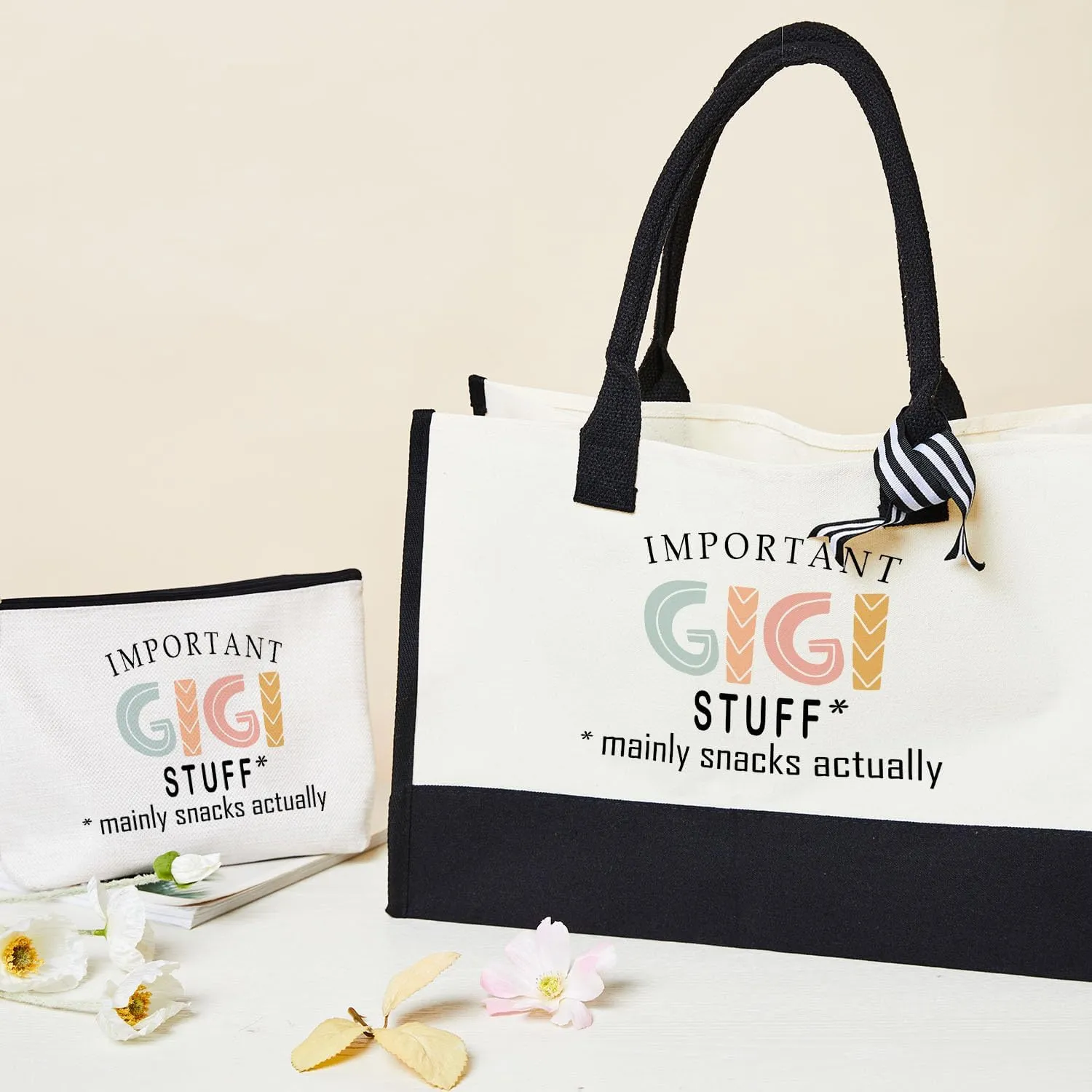Undergo 2pcs Birthday Gifts For Grandma, Mothers Day Handbag For Nana - Thank You makeup bag For Grandma