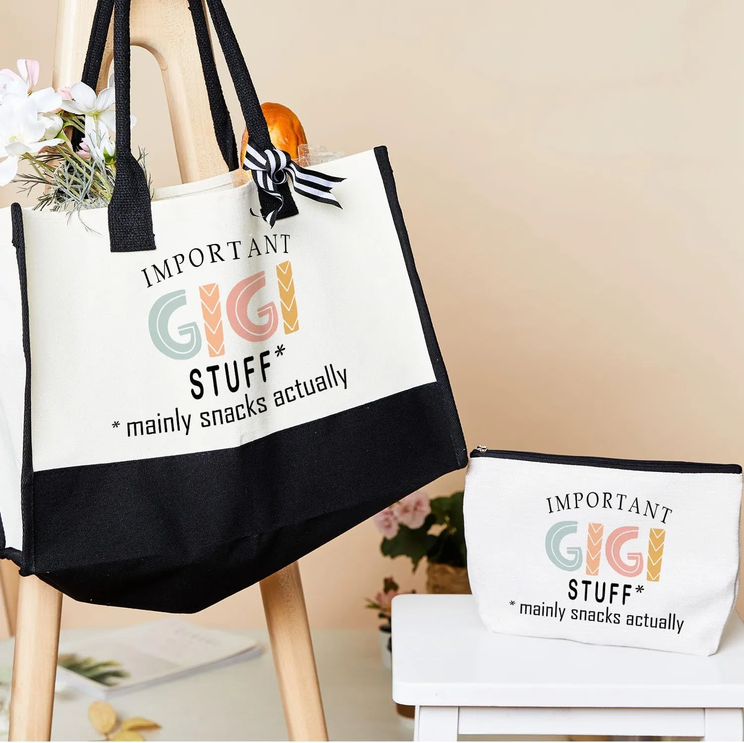 Undergo 2pcs Birthday Gifts For Grandma, Mothers Day Handbag For Nana - Thank You makeup bag For Grandma