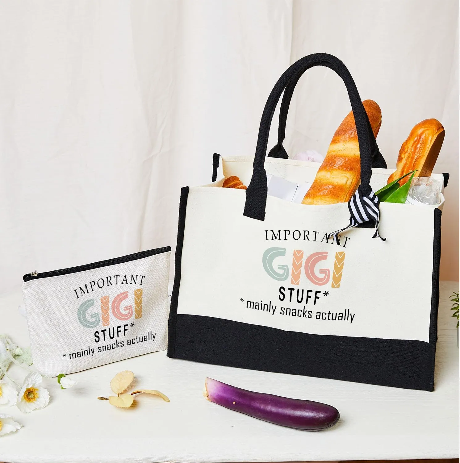 Undergo 2pcs Birthday Gifts For Grandma, Mothers Day Handbag For Nana - Thank You makeup bag For Grandma