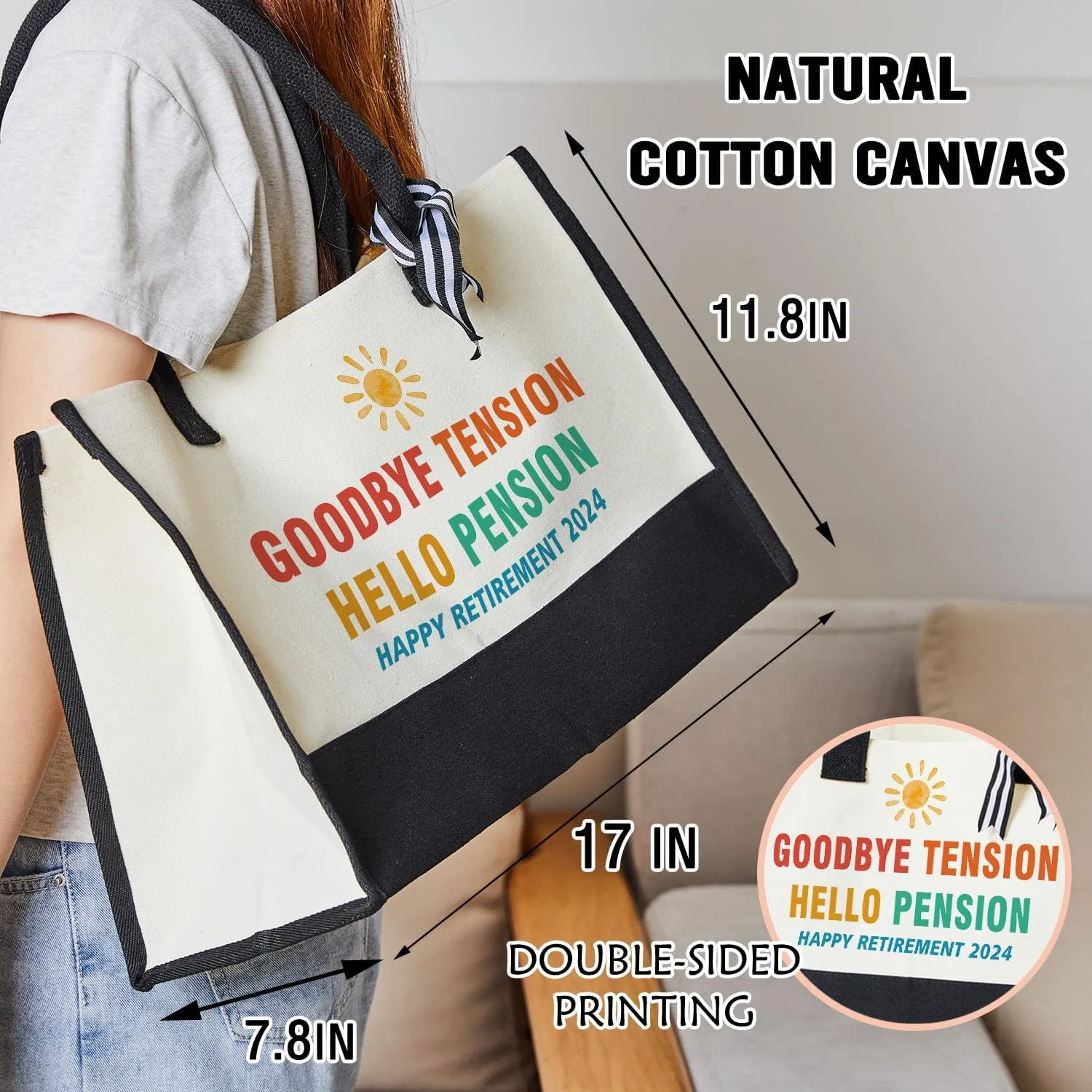 Undergo Retirement Gifts For Women 2025- Retirement Tote Bag For Women - Boat Beach Tote Bag Leaving Travel Present