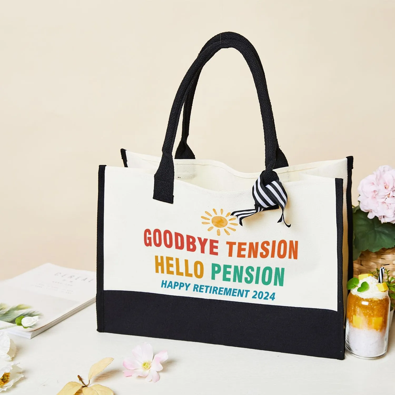 Undergo Retirement Gifts For Women 2025- Retirement Tote Bag For Women - Boat Beach Tote Bag Leaving Travel Present