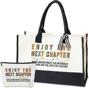 Undergo Retirement Tote Bag Gifts For Women, Coworker Leaving Gifts for Coworker Colleague Boss Leader Friends
