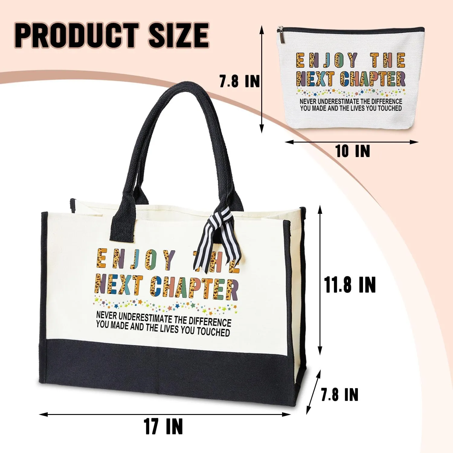 Undergo Retirement Tote Bag Gifts For Women, Coworker Leaving Gifts for Coworker Colleague Boss Leader Friends
